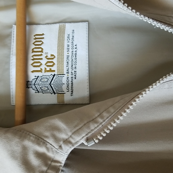 Vintage Tan Khaki Waterproof London Fog Jacket Size 6 - Picture 6 of 12